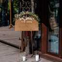 GlikCeil 57" H Bronze Metal Scroll Easel Stand for Display Wedding Sign Poster Adjustable Portable Art Easels Poster Easel with Chain Support for Showcasing Pictures Artwork Coffee Exhibition Canvas
