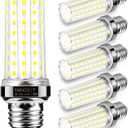 LED Light Bulb 6pcs 150W Equivalent 2500Lumen 6500K Cool Daylight White 20W LED Corn Light Bulb E26/E27 Base Non-Dimmable Ceiling Fan Light Bulbs for Home Garage Kitchen Indoor