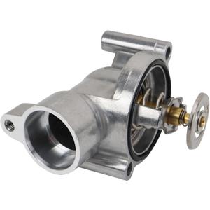 TRQ Upper Thermostat with Housing Assembly Compatible with 04-09 Cadillac