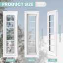 Vinyl Transom Household Fixed Window 10" x 36" White