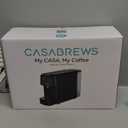 CASABREWS CM7036E Espresso Machine for Nespresso Original Pods, 20 Bar Compact Capsule Coffee Machine with 21 oz Removable Water Tank and 4 Brewing Modes, Mini Espresso Maker for Home or Office, Black