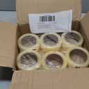 Packing Tape Refills, Clear Packaging Tape, 6 Rolls, 1.88'' Wide, 80 Yards Each - Heavy Duty Shipping Tape Refill for Moving, Mailing and Storage, Strong Adhesive