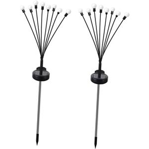 4pcs Solar Stake Light Creative Shaped Wind Dancing Solar Outdoor Lights for Garden Lawn and Decorative Compact for Easy Placement