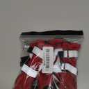 Spark Paws Dog Shoes, Waterproof Dog Boots for Medium to Large Dogs, Non Slip, Breathable Dog Booties and Paw Protectors - 4PCS Doggie Hiking Boots with Reflective Straps - Red, Size 1