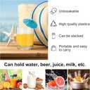 Gerrii 24 Pcs Clear Plastic Tumblers Drinking Cups Reusable Unbreakable Juice Acrylic Glasses Dishwasher Safe Plastic Glasses for Adults Picnic Party Kitchen (8 oz,Classic)