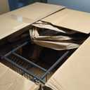 Rolling Laundry Cart with Wheels, 3-Tier Laundry Caddy Between Washer and Dryer, Heavy Duty Rolling Laundry Basket with 45L Bag for Narrow Space Laundry Room, Bathroom, Bedroom, Gray (Grey)