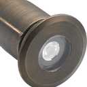 Kichler 12V MR8 Recessed In-Ground Basic Trim Centennial Brass, 2.00x3.00x2.00