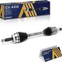 AISIN AFTERMARKET CVAHY-01077 Front Driver CV Axle Shaft Assembly - Compatible with Hyundai Sonata 2006-2010, Azera 2006-2011