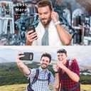 Case Compatible with iPhone 17 Air Case Heavy Duty Shockproof 3-Layer Full-Body Protection Rugged Cover [Compatible with Magsafe] (Black)