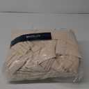 Bedsure 100% Cotton Blanket King Size for Bed - Breathable and Soft, Waffle Weave Blanket for Summer Spring, Beige, 104x90 inches (02 - Beige (a Little Bit Yellow))