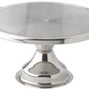 Winco Stainless Steel Round Cake Stand, 13-Inch