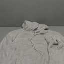 Runcati Mens Fuzzy Sherpa Pullover Hoodie Sweatshirts Long Sleeve Sport Front Pocket Military Fall Outwear Winter Hooded (Large)