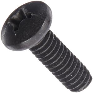 2 x Small Parts 18-8 Stainless Steel Machine Screw, Black Oxide Finish, Pan Head, Phillips Drive, Meets ASME B18.6.3, 1/2" Length, Fully Threaded, #4-40 UNC Threads (Pack of 100)