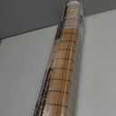 LazBlinds No Drill Bamboo Roman Shades, 35" W x 48" H, Malay Umber