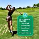 13 UnderGolf Golf Swing Trainer Aid for Indoor Practice Speed Training, Improved Rhythm, Grip, Flexibility, Balance, Tempo and Strength