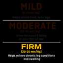 FUTURO Dress Socks for Men, X-Large, Black, Firm (20-30 mm/Hg)