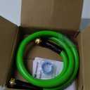 25 ft Garden Hose, 5/8 in ID, Heavy-Duty, Leakproof, Kink-Resistant Water Hose with Swivel Brass Fittings, 600 PSI Burst Rating, Ideal for Car Wash & Lawn Watering