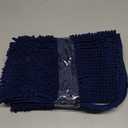 H.VERSAILTEX Navy Blue Bath Rug, Bath Mat Non Slip Bath Mats for Bathroom Floor, Bathroom Rug Extra Thick Chenille Rug 17" x 24" Absorbent Soft Shaggy Washable Dry Fast Plush Rugs for Bathtubs