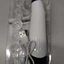 2025 Pore Vacuum, USB Rechargeable Blackhead Remover Vacuum,3 Levels Adjustable Pore Vacuum Blackhead Remover, with 6 Suction Power Probe,4 Golden Needle face Vacuum Pore Cleanser Kit-White