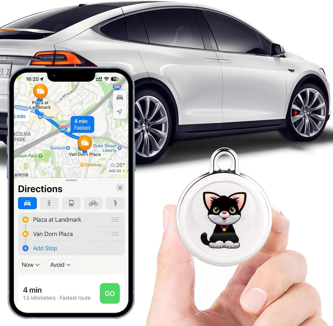 2025 New Model GPS Tracker for Vehicles-Global Coverage GPS Tracking Device for Car/Kids/Dogs,No Subscription Required/No Monthly Fee/No SIM Card Required
