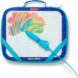 Melissa & Doug Water Wow! Take-Along Reusable Color-Reveal Drawing Set Mess-Free Multi-Activity Pad with Water PenTravel Toy for Toddlers & Kids Ages 3+