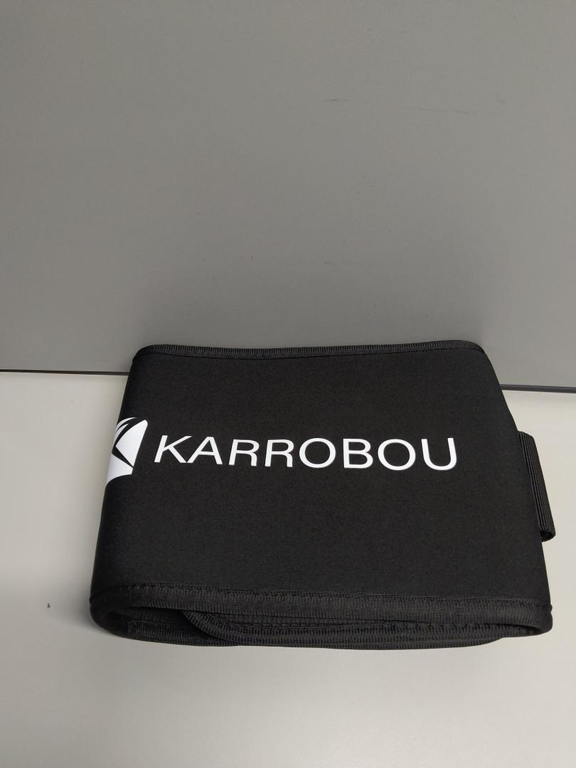 Exercise Hip Thrust Belt - KARROBOU Portable Band Adjustable Anti-Slip Exercise Bridge Belt for Dumbbells, Kettlebells, Plates, Hip Thruster for The Gym Home Workout