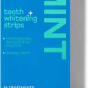 Zimba Teeth Whitening Strips Vegan Whitening Strip Enamel Safe Teeth Whitening Hydrogen Peroxide Teeth Whitener for Coffee, Wine, Tobacco, and Other Stains, 28 Strips (14 Day Treatment), Mint