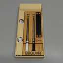 BBQOVN WiFi Sub-1G Wireless Meat Thermometer Unlimited Range 7 NIST Certified Sensors with Ambient Temp 2 Temp Monitoring Ways Digital Smart Base and App for BBQ, Smoker, Grill, Oven (2, black, small)