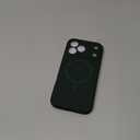 Miracase Magnetic for iPhone 17 Pro Max Case, Compatible with MagSafe, Integrated Silicone Camera Control Cover, 3.0mm Thicken Shockproof Drop Protection Phone Case for 17 ProMax, Dark Green