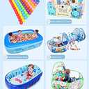 MoonxHome 800pcs Balls for Ball Pit, BPA Free Crush Proof Plastic Toy Balls for Toddlers, Children's Pool Water Toys, Pit Ball for Play Tent 2.15" Rainbow Colors