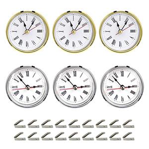 SHOSKY 6pcs Clock Parts for Clock Resin Mold,Clock Pieces for Clock Epoxy Casting Resin Mold