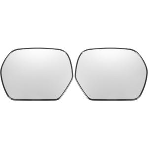 X AUTOHAUX Pair Car Rearview Left Right Side Mirror Glass Replacement W/Backing Plate Heated White Glass for Honda Odyssey 2010-2013