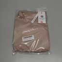 MEROKEETY Women's Long Sleeve Off Shoulder Tops 2025 Fall Ruched Fitted Going Out Asymmetrical Tee Shirts (Beige, M)