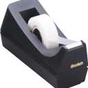 Scotch Desktop Tape Dispenser, Black, 2.7 in. x 2.7 in. x 6.4 in., 1 Tape Dispenser