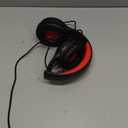 EarFun K1 Kids Headphones Wired with Microphone, 85/94dB Volume Limit Headphones for Kids, Portable Wired Headphone with Shareport, Stereo Sound Foldable Headset for School/Tablet/iPad, Black Red