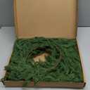 2Pcs 6FT Norfolk Pine Garlands Realistic, Real Touch Winter Xmas Garland, Christmas Decorations Indoor Outdoor, Artificial Holiday Decor Faux Greenery for Mantle, Fireplace, Table