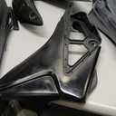 Plastics Kit for Hawk 250,Fairing Body Work Fender Sets with Fuel Tank Guard for Hawk250 - Black