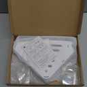 Sotfamily Plastic Shower Caddy Corner (for 90 Only), 4 Pack Adhesive Corner Shower Shelves for Bathroom Organizers and Storage, White