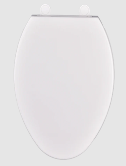 White toilet seat cover Elongated