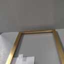 Canvas Floater Frames for Canvas Art 0.8inch Depth Frames for Canvas Painting Floating Frame Plastic Floater Frame for Canvas Prints (Gold, 16 x 20 inch)