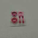 3 Pack Silicone Protective Cover and 6 Pack Ear Tips Replacement Accessories for EKO CORE 500 Digital Stethoscope, Dustproof Plug Design Prevents Dust from Entering The Device's Interface (Red)