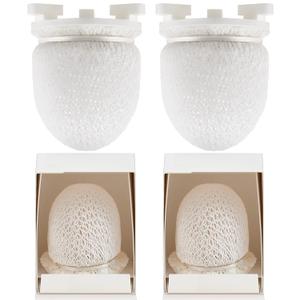 4 Pack Gas Mantles for Outdoor Gas Lamps Preformed Gaslight Mantles for Lamp Post, White