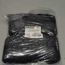 Premium Disposable Boot & Shoe Covers Booties, Durable, Non-Slip, Non-Toxic, Recyclable Protectors, Fits Most Shoes - Black - Pack of 100 (50 Pairs)