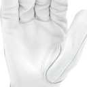 Radians Unisex Cut Resistant A6 KAMORI White Grain Goatskin Driver, White, Size S