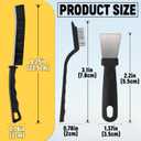 Crevice Gap Cleaning Brush Tool, 8 PCS Crevice Cleaning Brushes, Cleaning Brushes for Household Use, Multifunctional Hard Bristle Cleaning Brush, Gap Clean Brush Tools