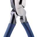 Pro Pliers Set, 3-Piece (7-inch Diagonal Cutting, 8-inch Needle Long Nose, 9-inch Linesman) Industrial Cutters Set