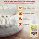 2 x Grandma's Secret Shoe Cleaner - Stain Remover Spray for Rubber, Canvas and Leather - Removes Dirt, Grime and Grass - Sneakers Cleaner for Outdoor Shoes, Slippers and Moccasins - 3 Ounce