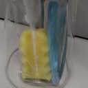 SUSTEAS 2.0 Liter 68oz Glass Pitcher with Lid, Easy Clean Heat Resistant Glass Water Carafe with Handle for Hot/Cold Beverages - Water, Cold Brew, Iced Tea & Juice, With 1 Long-Handled Brush Included (Clear)