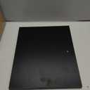 TEAMIX 24 inch Monitor Stand Riser, Black Wood & Steel Computer Monitor Stand with Storage, Laptop, PC, Printer Stand Riser for Desktop Office Desk Organizers