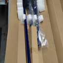 Decorative Samurai Sword Set, 3-Piece Blue Katana Collection with Display Stand, 39.3/31.1/20.4 inches